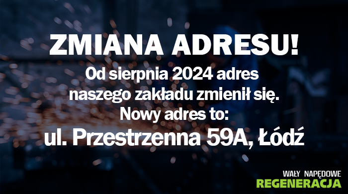 Zmiana adresu! Od sierpnia 2024 adres naszego zakładu zmienił się. Nowy adres to: ul. Przestrzenna 59A, Łódź